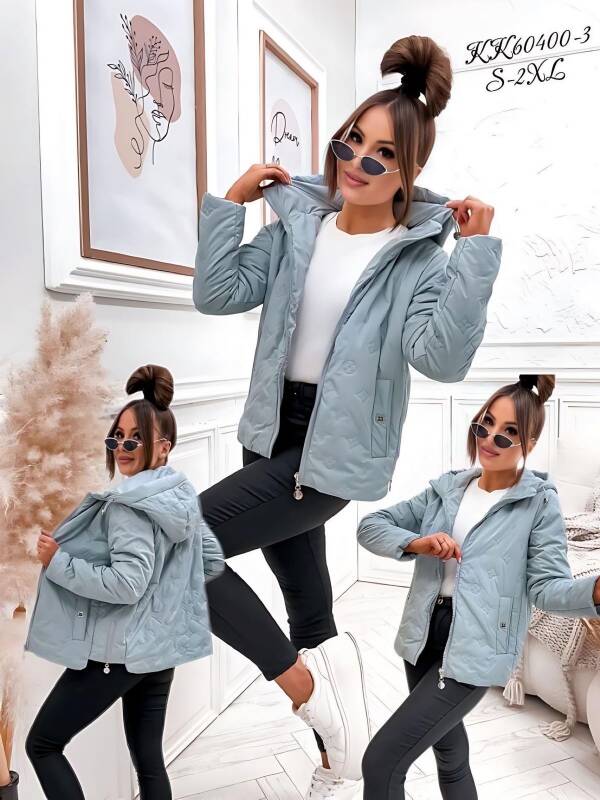 Kurtki damskie cienki Roz S-2XL, 1 Kolor Paczka 5 szt